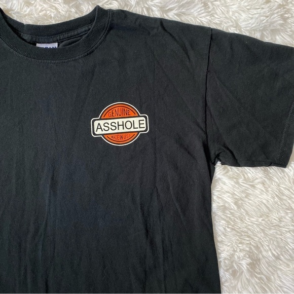 Harley Davidson style funny graphic tee black shirt - Picture 6 of 7